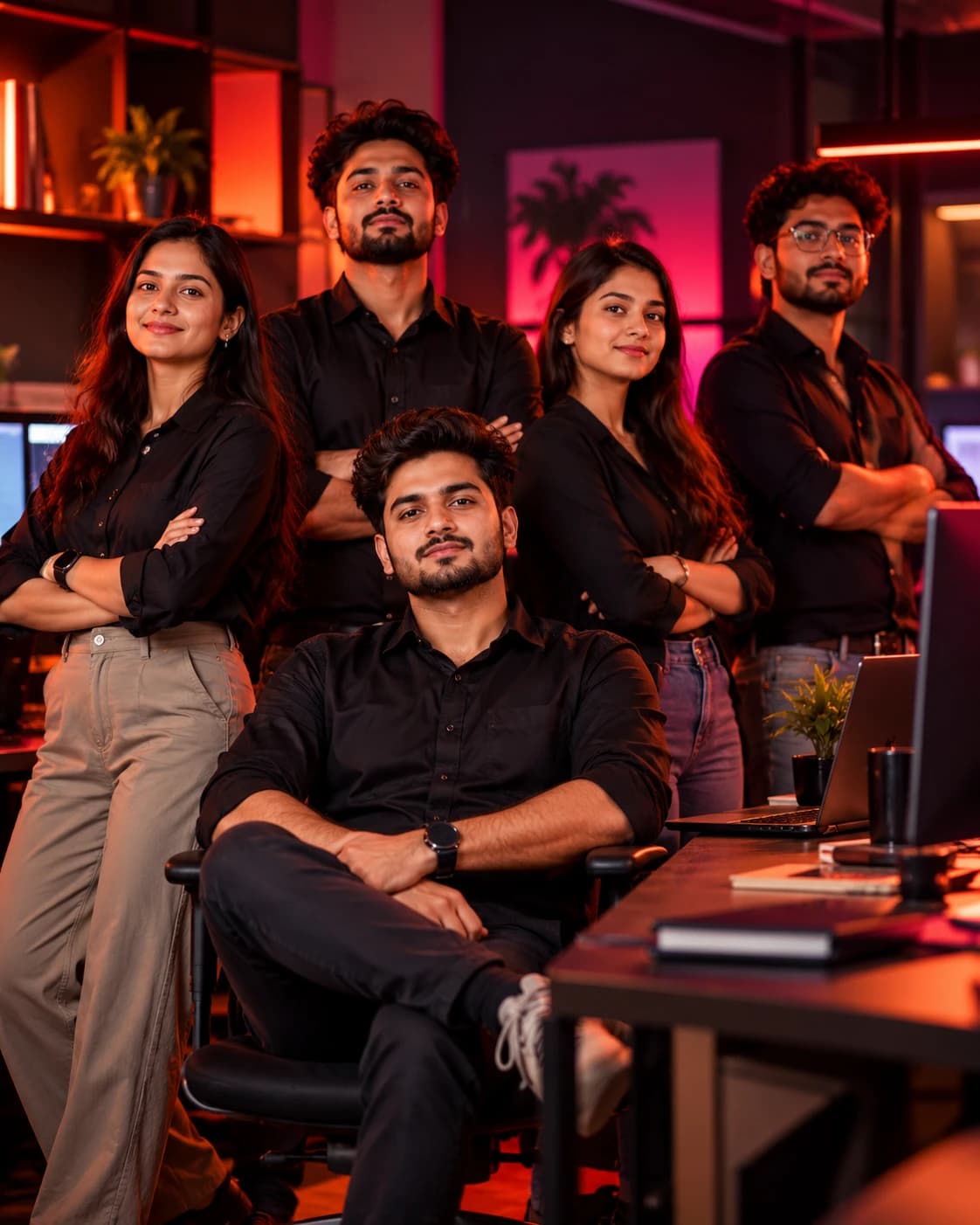 The Klocrix team in the studio