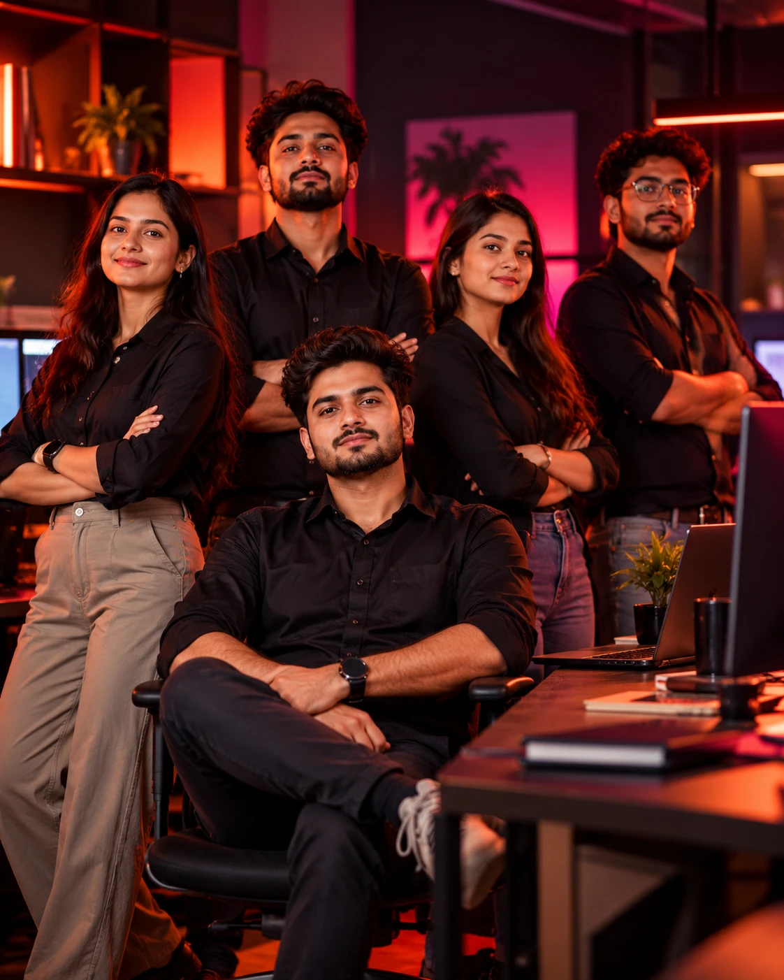 The Klocrix team in the studio